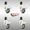 Service Caster 3 Inch 316SS Gray Poly Swivel 1-3/4 Inch Expanding Stem Caster Set Lock Brake SCC-SS316TTLEX20S314-PPUB-134-4 - alternate 5